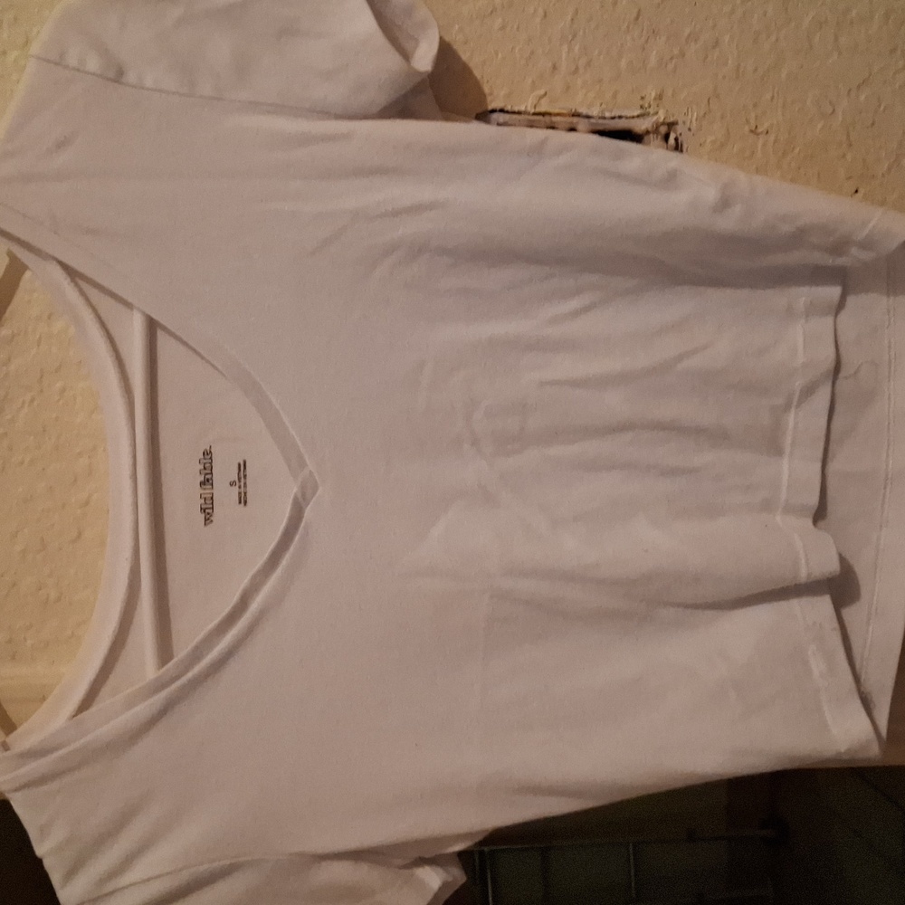 A white crop top